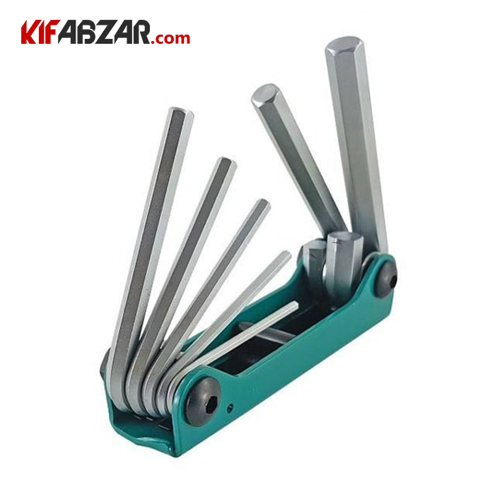 آچار آلن چاقویی شش گوش 7 عددی فورس مدل 5072F
