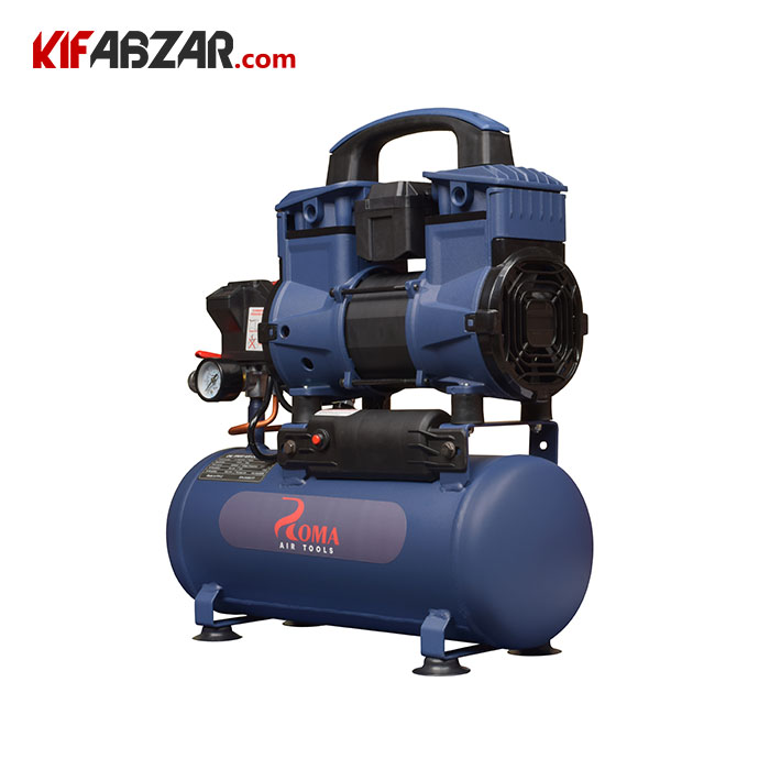 کمپرسور باد سایلنت 10 لیتری روما مدل 2F010
