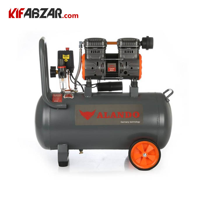 کمپرسور باد سایلنت 50 لیتری آلاندو مدل AL-4150