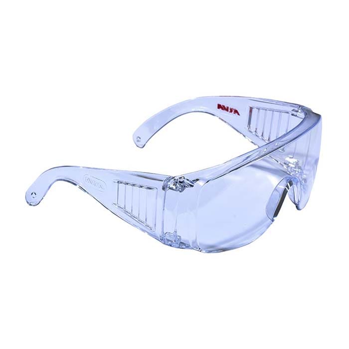 عینک ایمنی سفید آروا مدل 8141