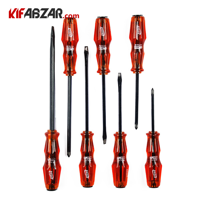 ست پیچ گوشتی فشار قوی 7 پارچه رایدر مدل RDSD707