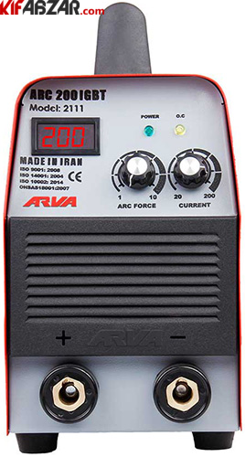 مشخصات دستگاه جوش آروا 200 آمپر مدل 2111
