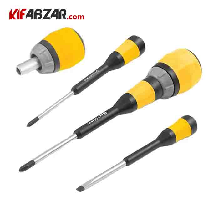 کیت پیچ گوشتی جغجغه ای  5 عددی کنزاکس مدل KRS 106