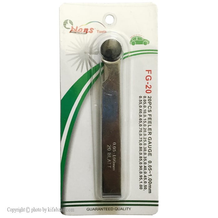 آچار فیلر 20 تیغ هنس مدل FG-20