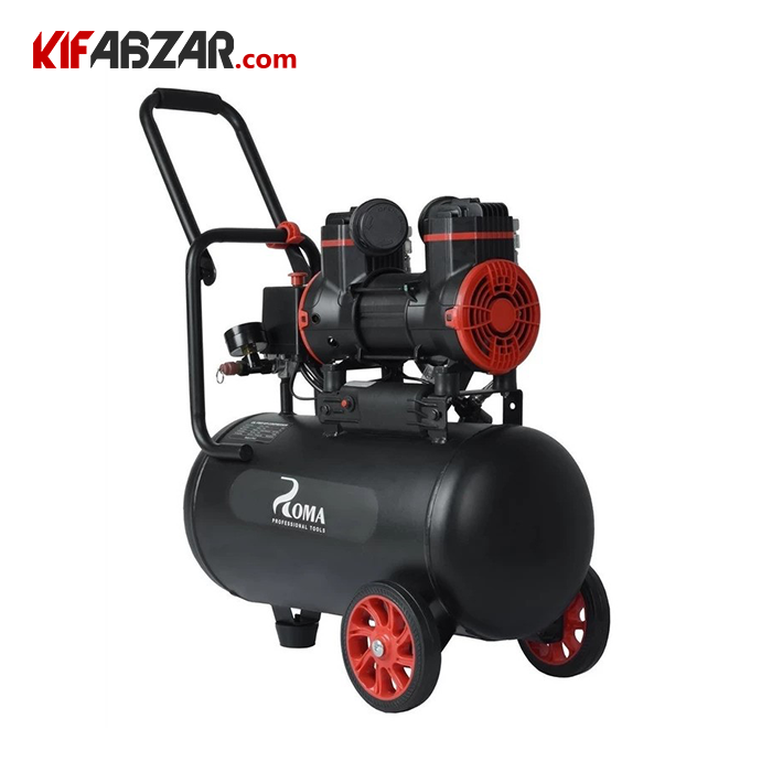 کمپرسور باد سایلنت 24 لیتری روما مدل 2F024
