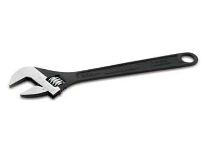 آچار فرانسه آبکاری فسفات (مشکی ) 15 اینچ تاپ تول TOPTUL