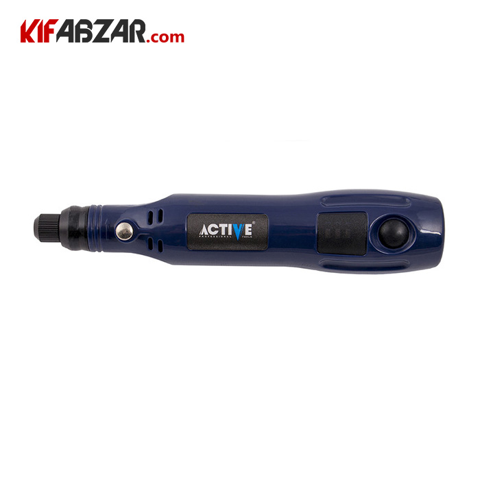 کیت  فرز مینیاتوری شارژی 10 پارچه اکتیو مدل AC-2810G