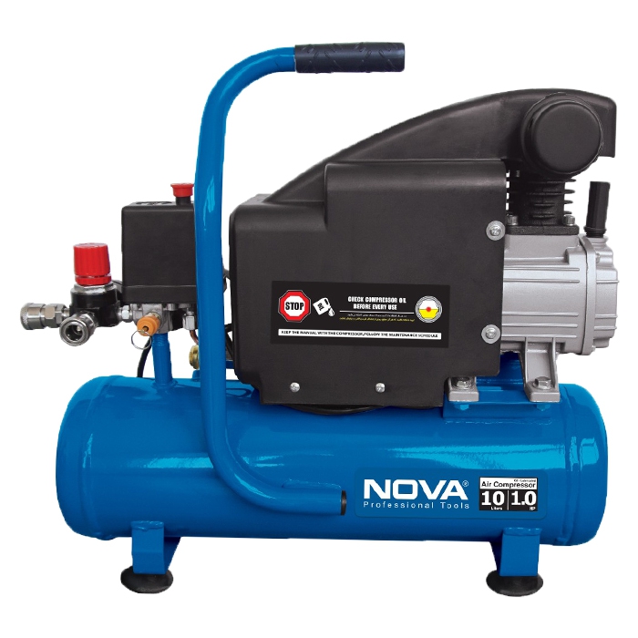 کمپرسور هوا 10 لیتری نووا مدل NTA-9010