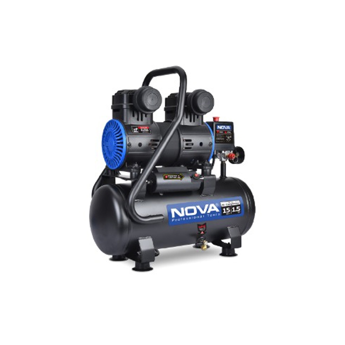 کمپرسور باد سایلنت15 لیتری نووا مدل NTA-9115