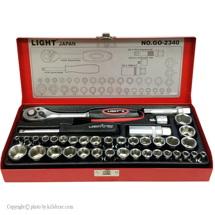 جعبه بکس لایت 40 پارچه مدل GO-2340MR