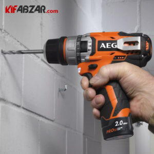 عکس دریل پیچ گوشتی چکشی شارژی 12 ولت آاگ مدل BS12C2LI-202C