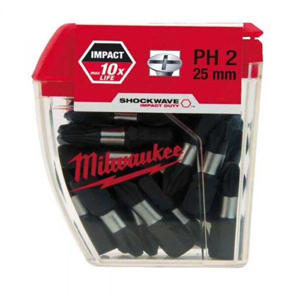 ست سر پیچ گوشتی 25 عددی میلواکی مدل MILWAUKEE25 - Image 1
