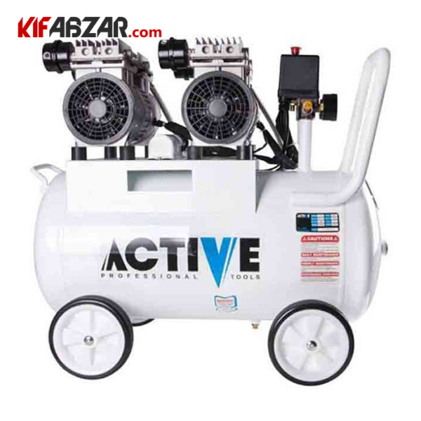 کمپرسور باد سایلنت 50 لیتری اکتیو مدل AC-1350SP - Image 1