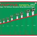 آچارهای سری دو سر رینگ 8 عددی تاپ تول TOPTUL