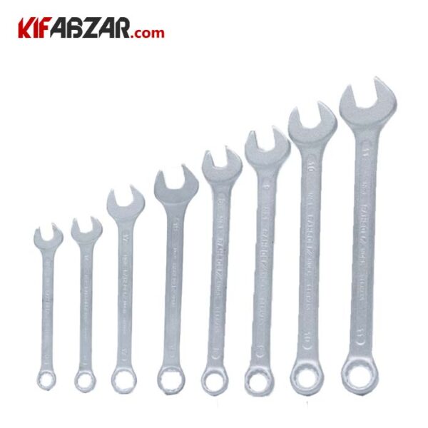 ست آچار یکسر تخت یکسر رینگ 8 عددی راهسول - Image 1