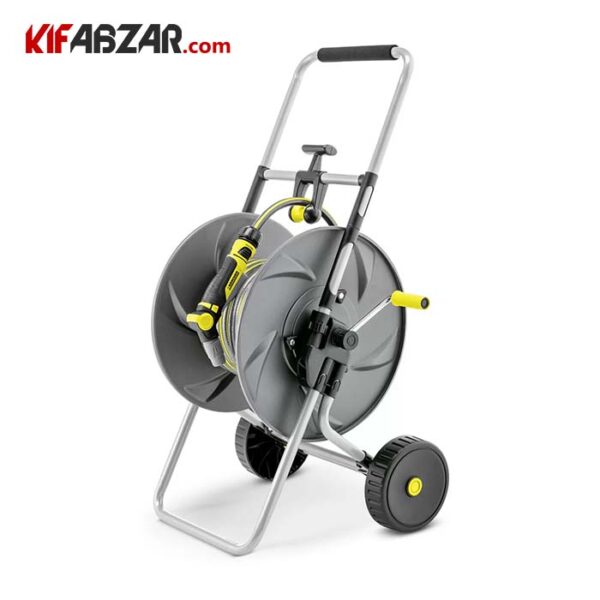 ست قرقره شلنگ سیار به همراه تفنگى و کانکتور و شلنگ کارچر مدل KIT M 80HT - Image 1