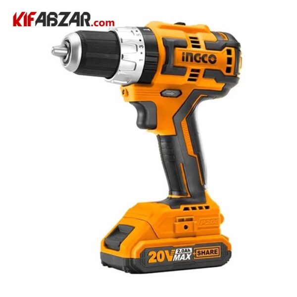 دریل پیچ گوشتی چکشی شارژی براشلس اینکو مدل CIDLI20608