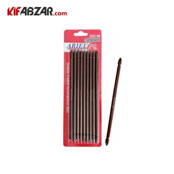 سری پیچگوشتی چهارسو 20 سانت آریل-بسته 10 عددی - Image 1