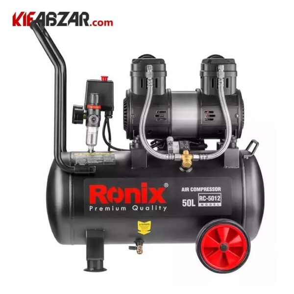 کمپرسور باد سایلنت 50 لیتری رونیکس مدل RC 5012 - Image 1