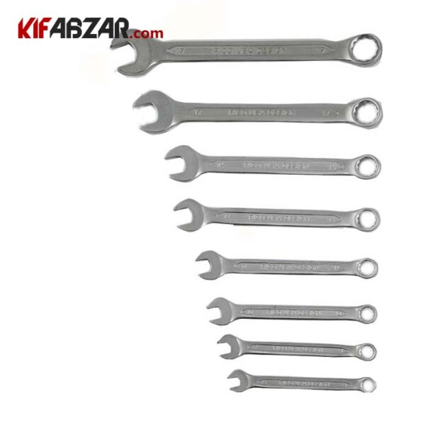 ست آچار یکسر تخت یکسر رینگی 8 عددی ریکو مدل AW 819 - Image 1