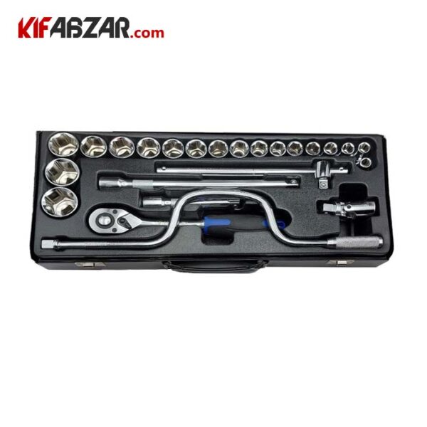 جعبه بکس 1/2 اینچ 24 پارچه هاردکس مدل S12 24PC - Image 1