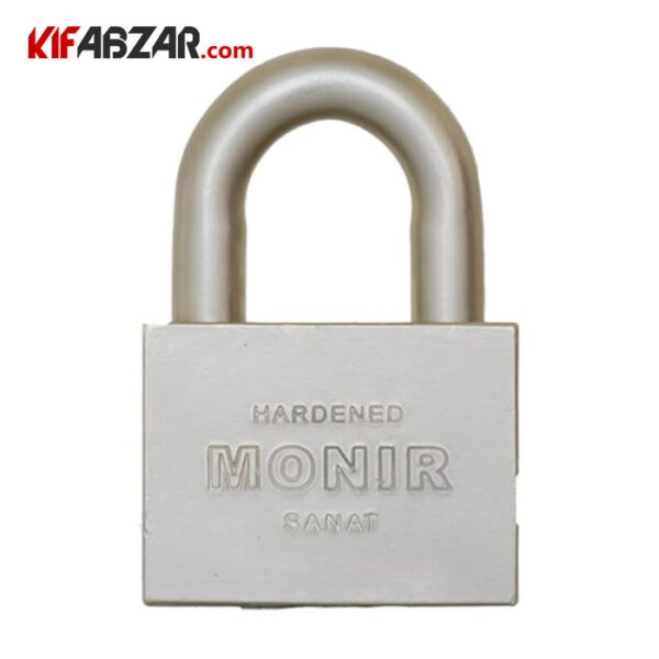قفل آویز پله ای دو شیار منیر صنعت مدل 102 - Image 1