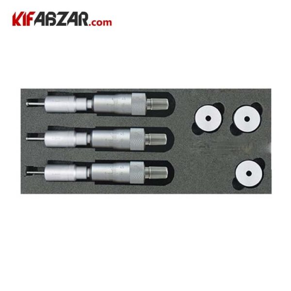 ست میکرومتر دو فک داخل سنج 6-3 میلیمتر آسیمتو مدل 8 62 209