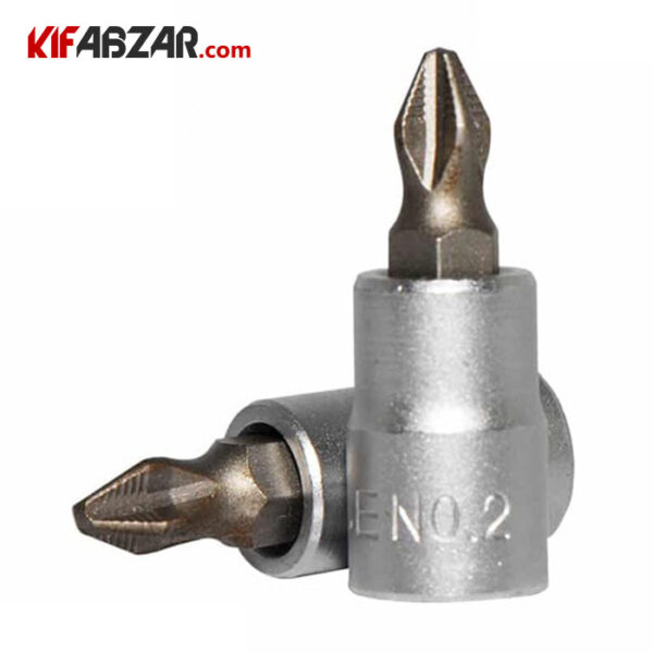سر پیچ گوشتی بکسی 1/4 اینچ چهارسو فورس مدل 32132