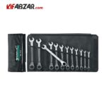 ست آچار یکسر تخت یکسر رینگ جغجغه ای 12 عددی اشتایویل مدل mm819