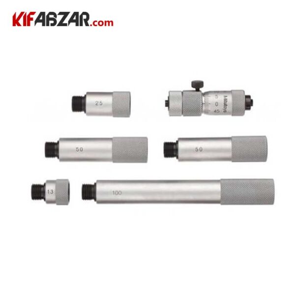ست میکرومتر لوله داخل سنج 300-50 میلیمتر میتوتویو مدل 202 137 - Image 1