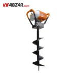 چاله کن ۶۳ سی سی گیربکسی تاپ گاردن به همراه ۳ عدد مته مدل EA-630