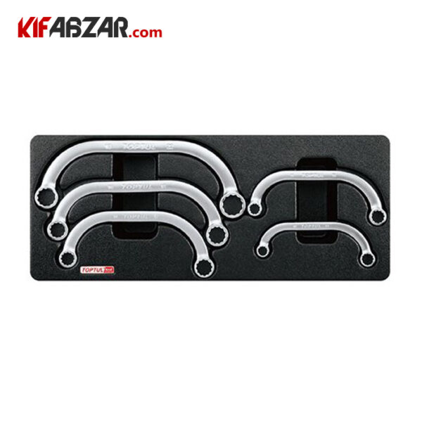 سری آچار هلالی 5 عددی تاپ تول مدل GAAT0504