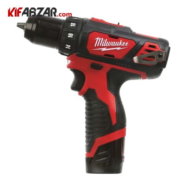 دریل پیچگوشتی شارژی 12 ولت میلواکی مدل M12BDD 201C