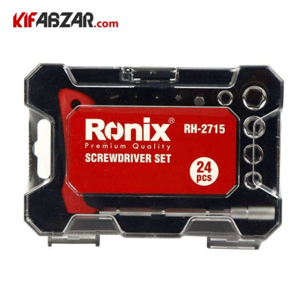 کیت سری پیچ گوشتی و بکس 24 عددی رونیکس مدل RH 2715 - Image 1