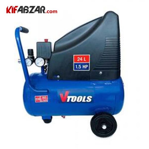 کمپرسور باد 24 لیتری وی تولز