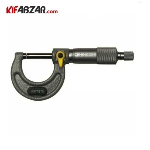 میکرومتر خارج سنج 25-0 میلیمتر آسیمتو مدل 2 01 101 - Image 1