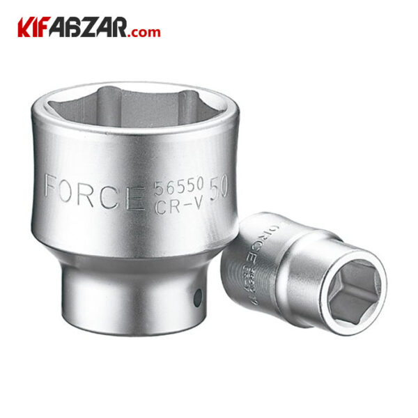 بکس 3/4 اینچ 6 گوش کوتاه فورس مدل 565