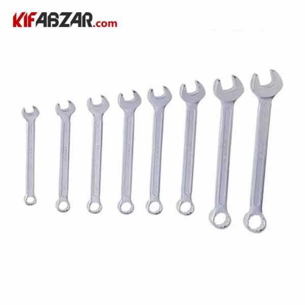 ست آچار یکسرتخت یکسر  رینگی  8 عددی نووا مدل 1067 - Image 1