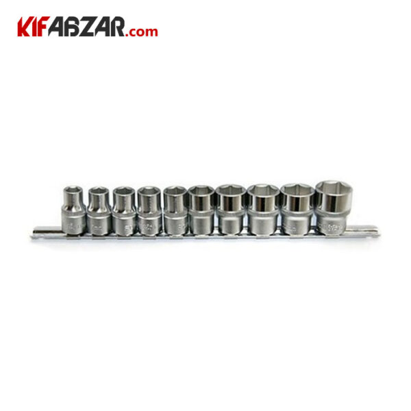 ست بکس ریلی 1/2 اینچ اینچی 10 عددی فورس مدل 4106S