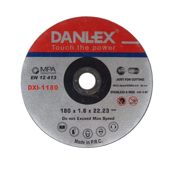 صفحه برش فولاد ضد زنگ 180 میلی‌متر دنلکس مدل DXI-1180 - Image 1