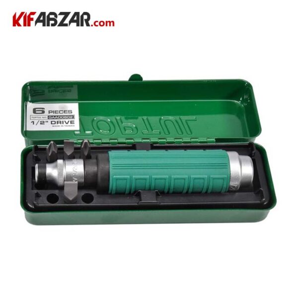 پیچ گوشتی تقه ای 6 عددی تاپ تول مدل GAAD0602 - Image 1