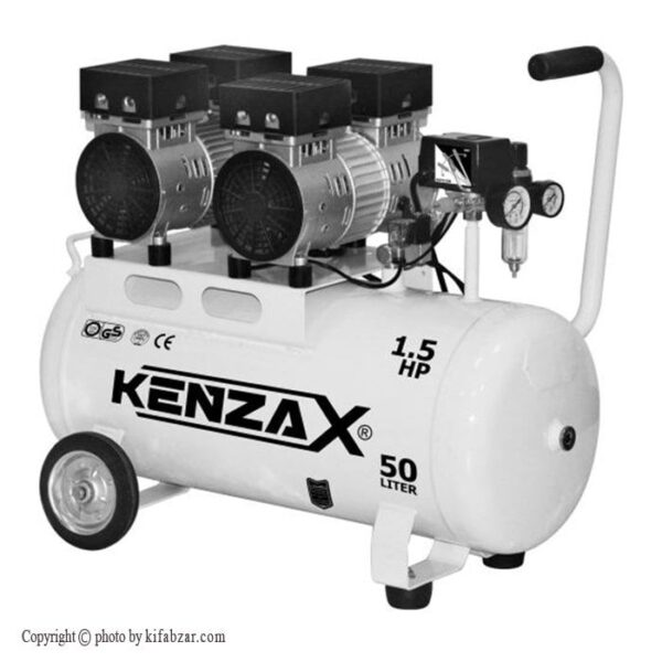 کمپرسور باد سایلنت 50 لیتری کنزاکس مدل KACS-150 - Image 1