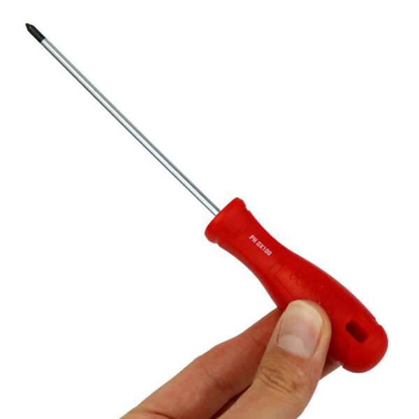 پیچ گوشتی تکی دسته پلاستیکی چهارسو 100 × 3 رونیکس RH-2837