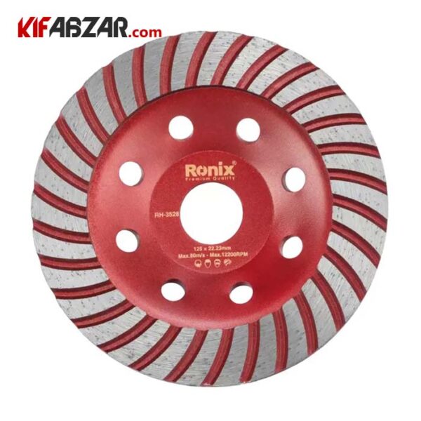 صفحه ساب گرانیت کاسه ای 125 میلیمتر رونیکس مدل RH 3528 - Image 1