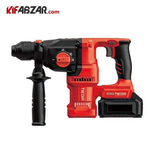 دریل بتن کن شارژی 20 ولت مدیا مدل MD 120123 - Image 1