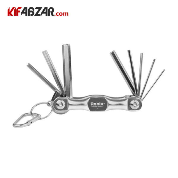 آچار آلن چاقویی شش گوشه ای 8  عددی رونیکس مدل RH 2040 - Image 1