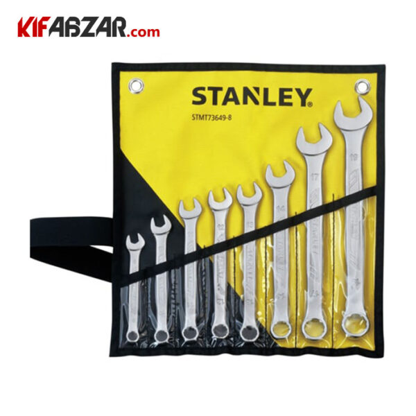 ست آچار یکسر تخت یکسر رینگ 8 عددی استنلی مدل STMT73649 8 - Image 1