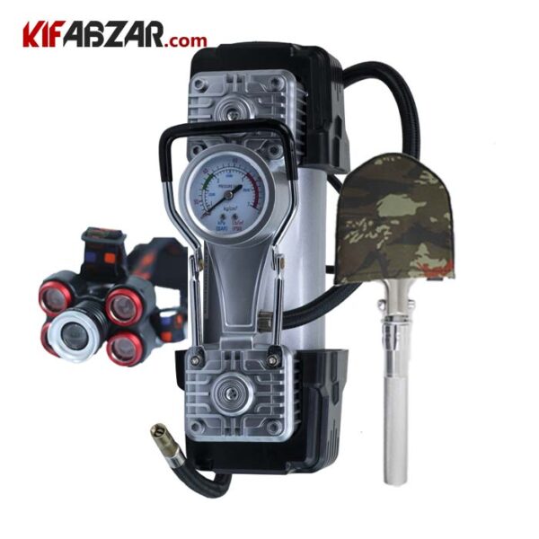کمپرسورباد فندکی رویال +هدلایت+بیل آفرود - Image 1