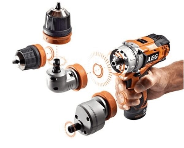 دریل پیچ گوشتی شارژی آاگ مدل BBS 12C2 Li Kit - Image 1