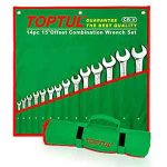 آچار های سری یکسره 16 عددی اینچی تاپ تول TOPTUL